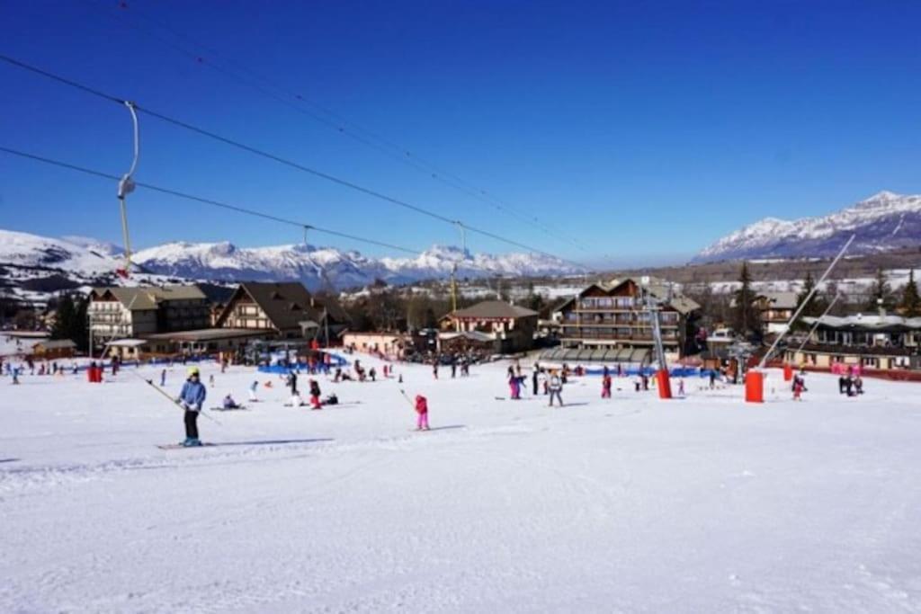 Appart Tres Ensoleille 5-6 Pers Au Pied Des Pistes Ancelle Exteriér fotografie