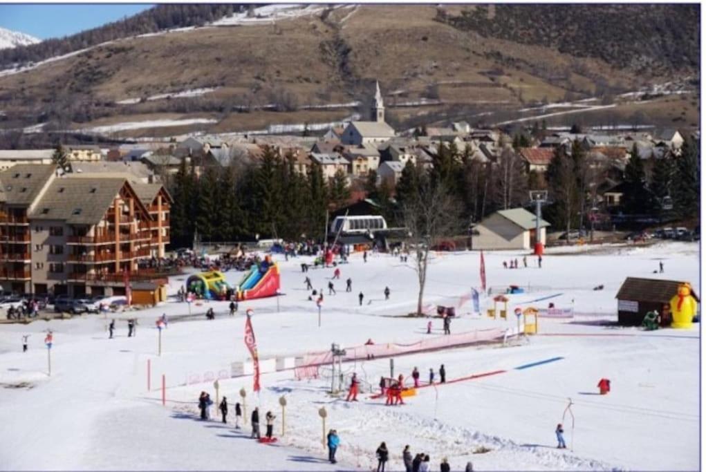 Appart Tres Ensoleille 5-6 Pers Au Pied Des Pistes Ancelle Exteriér fotografie